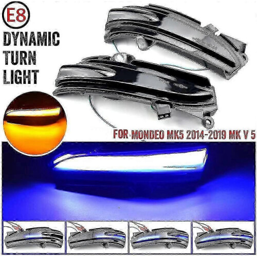 Mondeo MK5 Side Mirror LED Indicator Light - Dynamic Blue Blinker 1
