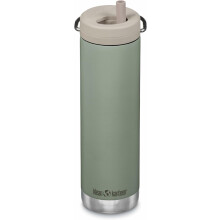 Klean Kanteen TKWide Insulated Water Bottle with Twist Cap - Reusable Travel Water Bottle with Stainless Steel Straw - Perfect for Sports & the Office