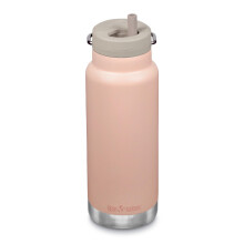 Klean Kanteen 32oz TKWide Insulated Water Bottle with Twist Cap - Peach Parfait
