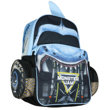 INTIMO Monster Jam Megalodon Ryggsäck - Shark 3D Monster Truck Barnskolväska 16"