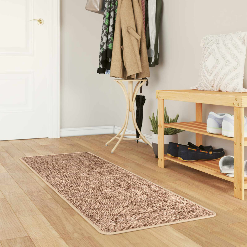 Vidaxl Rug Runner Marsa 50 X 150 Cm Polyester And Pvc Yellow