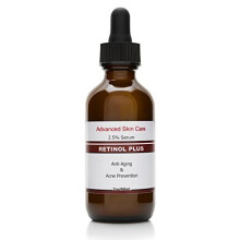 Retinol Cream 2.5% (2.oz bottle) with Vitamin C Serum 20%, Salicylic Acid 2%, 3.5% Niacinamide B3, 10% MSM and Tea Tree Oil - Anti Aging and Skin Clea