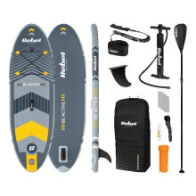 Oppusteligt SUP-bræt til svømning 244 cm Rebel paddle set pumpe rygsæk