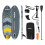 REBEL ACTIVE SMALL INFLATABLE SUP BOARD GRAY RBA-4511 1