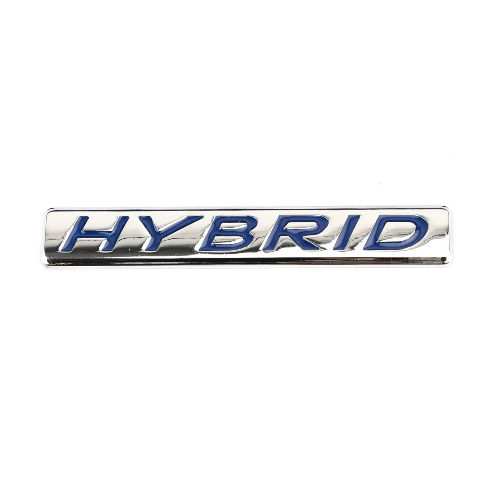 1Pc Hybrid Auto Sticker Hybrid Logo Emblem Refitting Badge Decal For Fit All Cars (Chrome ) Blue 772467296417