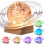 Rompecabezas 3D de Cristal, 40PCS Saturno Teaser de Montaje con Base de Madera Iluminada 1
