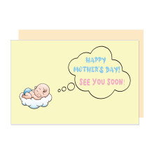 Ure Tenk Carte pour Maman à Venir - Joyeuse Fête des Mères