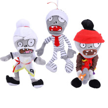 BASHERISE 3 PCS Muñecos de Peluche PVZ Plantas y Zombis Regalo Ideal para Navidad
