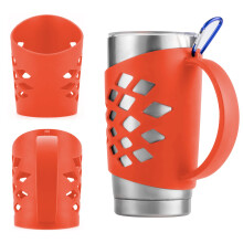 TRINENOX Silikon Sleeve för 20 oz Tumblers, Handtag för 20 oz Tumbler Vakuum Isolerade Kaffe Muggar