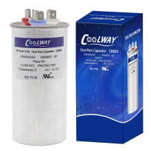 60/10 uF 60+10 MFD 5% 370V of 440V Dual Run Start AC Capacitor voor AC 60 10