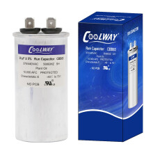 COOLWAY 30 uF 30 MFD 5% 370V of 440V Dual Run Start AC Capacitor