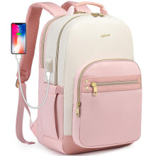 Sac Ă dos pour femme - Sac Ă dos de voyage 15,6 pouces avec chargeur USB