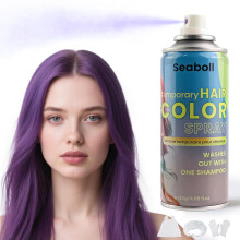 Spray de Pelo Morado, Color Temporal para Niños, Mujeres y Hombres, Seguro y Lavable