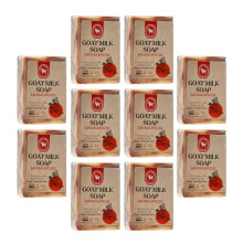 Honey Sweetie Acres 10-Pack Jabón de Leche de Cabra Sándalo - Hecho a Mano 5 oz