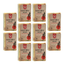 Honey Sweetie Acres 10-Pack Cederträ Gettmjölk Tvål - Handgjord 5 oz Bar, Naturliga Ingredienser