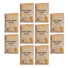 Jabón de Cabra con Incienso Honey Sweetie Acres - Pack de 10, Hecho a Mano, 5 oz, Ingredientes Naturales