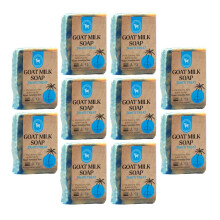 Honey Sweetie Acres 10-Pack de Jabón de Cabra Tahiti Treat - Hecho a Mano 5 oz, Ingredientes Naturales, Hidratante