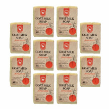 Jabón de Cabra Jewelweed Honey Sweetie Acres 10-Pack - Barra de 5 oz, Hecho a Mano, Natural