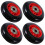 Exercise machine wheels for fitness - Swivel rollers 4pcs set 4