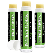 GreenIVe Neem Lip Balm Vegan Lippenbalsem met Neemzaadolie L-Lysine Handgemaakt voor Droge Lippen