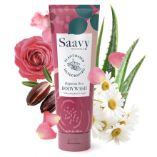 Saavy Naturals Vochtinbrengende Douchegel voor Gevoelige Huid - Plantaardig met Kokosolie, Sheaboter & Aloë Vera -