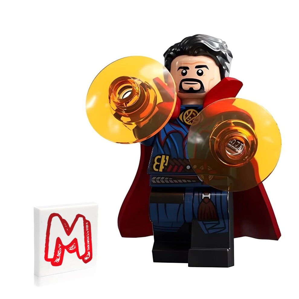 Lego Marvel Super Heroes Doctor Strange In The Multiverse Of Madness Minifigure - Doctor Strange (With Cape And Portal Discs) 76218