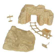 BMC Classic Marx Vilda Västern Guldgruva Plastcowboys Set