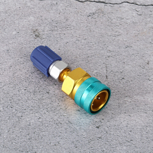 Low Side Quick Coupler R1234YF Brass Auto AC 2