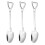 Stainless steel spoons for grapefruit with serrated edges 3pcs set 2