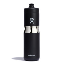 Hydro Flask 20 oz Wide Mouth Sport Cap Stainless Steel Reusable Water Bottle Black - Vacuum Insulated, Dishwasher Safe, BPA-Free, Non-Toxic