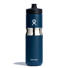 Hydro Flask 20 oz Wide Mouth Sport Cap Stainless Steel Reusable Water Bottle Indigo - Vacuum Insulated, Dishwasher Safe, BPA-Free, Non-Toxic