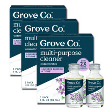 Grove Co. Multi-Purpose Cleaner, Navulling Concentrate (6 x 1 Fl Oz) Plantenbasis Schoonmaakmiddelen