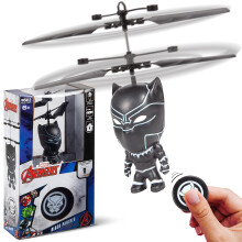 World Tech Toys Black Panther Infrared Flug UFO Helikopter | Offizielles Marvel Produkt
