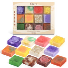 Saavy Naturals Hydrande & Renande Mini Tvål - Växtbaserat, Närande & Fuktgivande Presentset