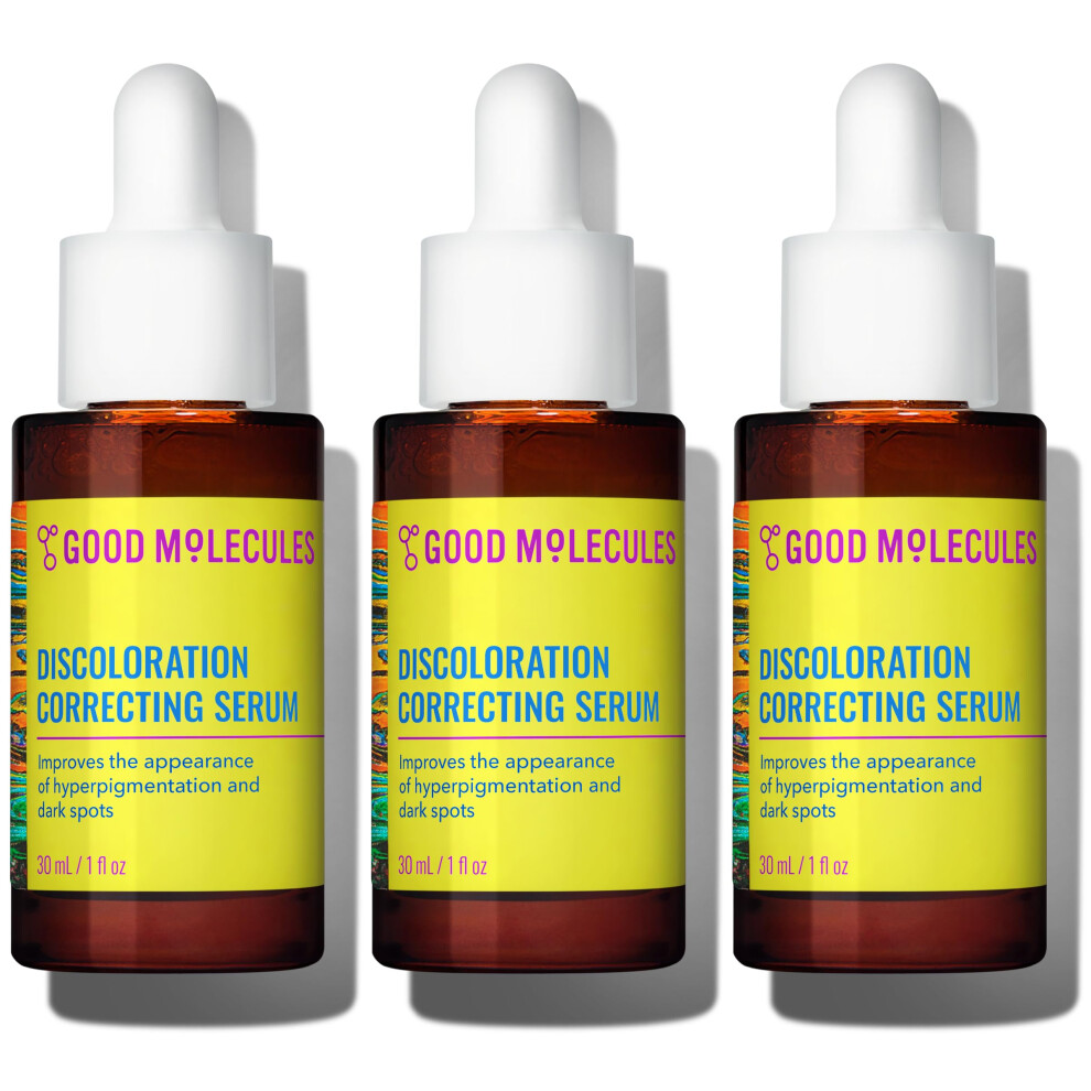 Good Molecules Discoloration Correcting Serum Pack 3 - 30 Ml Each | Tranexamic Acid & Niacinamide Serum For Dark Spots And Hyperpigmentation, Skin Car