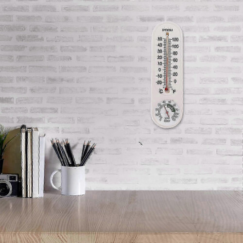 Wandthermometer für das Wohnzimmer mit Hygrometer 2