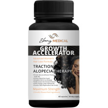 Ebony Medical Hair Regrowth Supplement for Traction Alopecia - Supports Hair Density for Thicker, Stronger, and Longer Hair by Helping with Follicle R