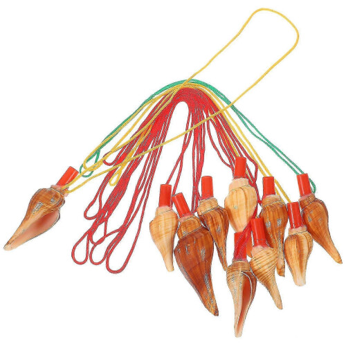Schelpfluitjes voor evenementen - 10 stuks leuke geluidmakers 2