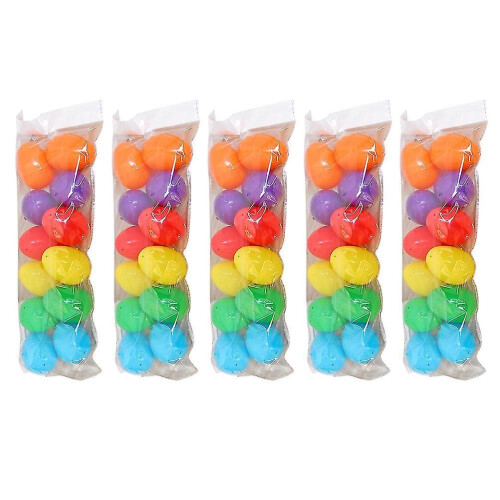 96pcs Plastic Easter Eggs Open Plastic Eggshells Diy Graffiti Eggs Easter Decor