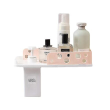 Storage Rack Wall-mounted Adhesive Adhesive Shower Caddy Shelf for Bathroom1pcs-pink)