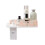 Storage Rack Wall-mounted Adhesive Adhesive Shower Caddy Shelf for Bathroom1pcs-pink) 1
