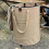 Portable outdoor garbage bin for camping foldable and lightweight 3