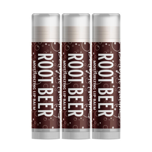 Delight Naturals Root Beer Läppbalsam - Tre Pack
