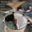 Portable outdoor garbage bin for camping foldable and lightweight 5