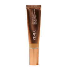 YENSA Skin on Skin BC Foundation Makeup - CC, BB Cream & Full Coverage Foundation - SPF 40, Hyaluronsyra