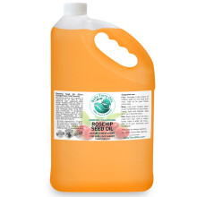 Aceite de Semilla de Rosa Mosqueta Bella Terra - 1 galón, Nutritivo, Hidratante, Rejuvenecedor, Rico en Vitaminas