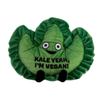 Punchkins Grönsak Plushie - Grönsak Ja, Jag är Vegansk Rolig Plush, för Vegan, Söt Mat Plush