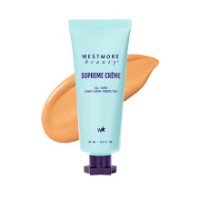 Westmore Beauty Supreme Creme All-Over Complexion Perfector - Långvarig CC Cream Foundation - Vattentålig 3.3 Oz