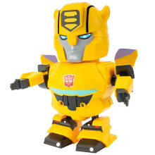World Tech Toys Transformers Bumblebee LED Tanzroboter mit Sound - Gestensteuerung, Lichtspielzeug für Kinder 6+