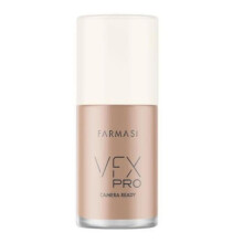 FARMASi VFX Pro Base Líquida, Cobertura Completa, Acabado Mate, Larga Duración, Libre de Aceites
